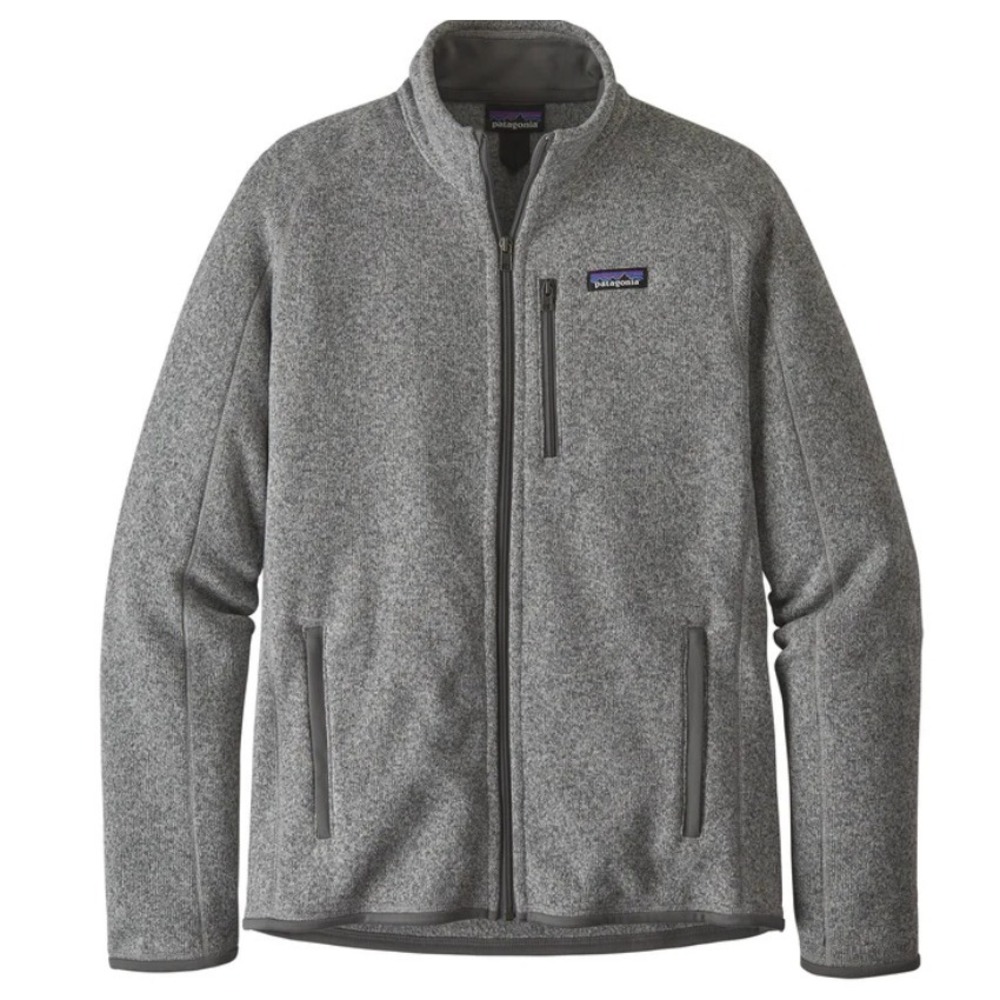 Patagonia Men's Small Gray Better Full Zip‎ Fleece Jacket Outdoor Warm Casual
